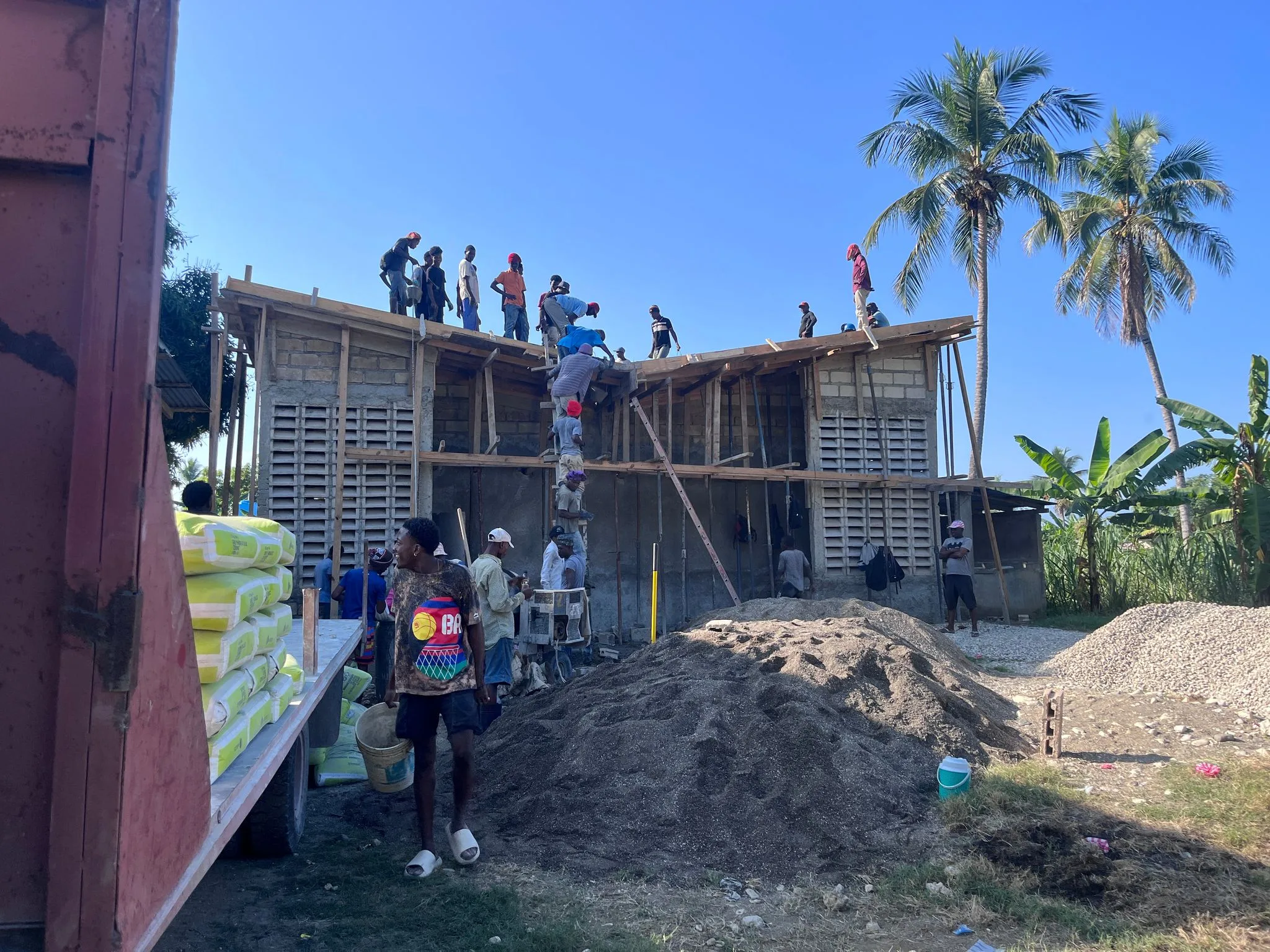 Construction of Cassange Toilets